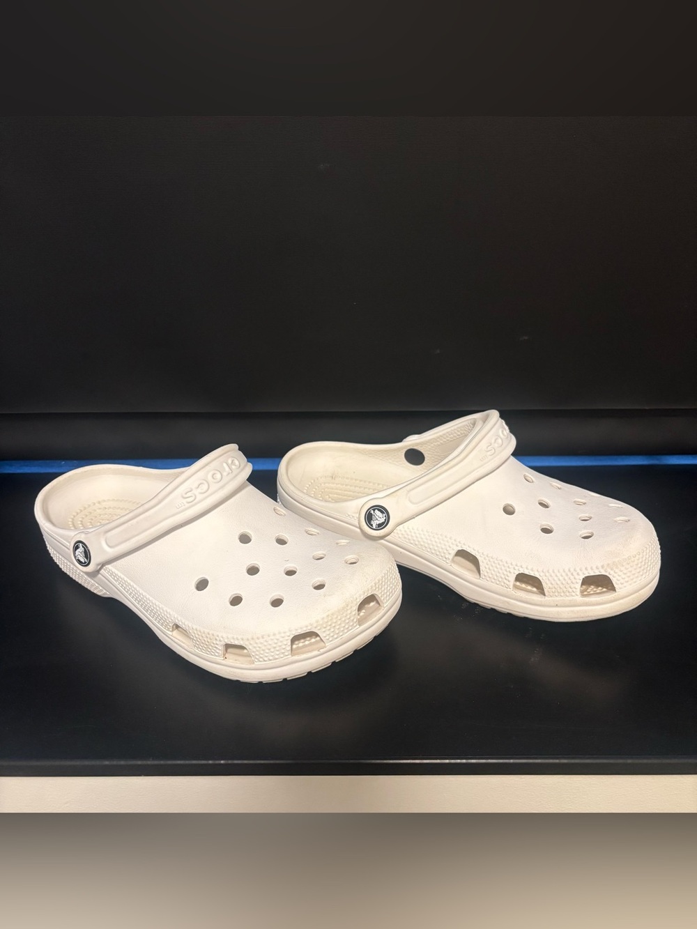 White Crocs